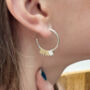 Milestone Birthday Sterling Silver Hoop Earrings, thumbnail 2 of 12