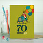 ‘70 Birthday Boy’ 70th Milestone Birthday Card, thumbnail 4 of 4