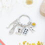 Chef Baking Personalised Keyring Cooking Gift, thumbnail 3 of 8