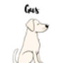 Labrador Personalised Dog Name And Personality Print, thumbnail 8 of 8