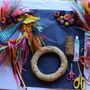 Rainbow Dried Flower Wreath Kit, thumbnail 2 of 6