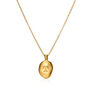 Women's Gold Plated Initial Message Necklace, thumbnail 3 of 10