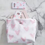 Heart Print Personalised Make Up Bag, thumbnail 2 of 6