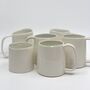 Porcelain White Cup Mug Glazed Handmade, thumbnail 9 of 10