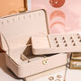 Personalised Star Sign Arch Cream Jewellery Box, thumbnail 4 of 6