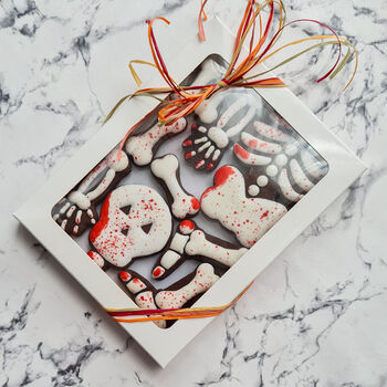 Halloween Iced Biscuit Gift, Skeleton Puzzle, 8 of 8