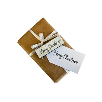 Merry Christmas Rubber Stamp For Crafting, 2 of 4