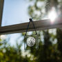 Full Moon Hand Engraved Glass Hanging Decoration, thumbnail 6 of 8