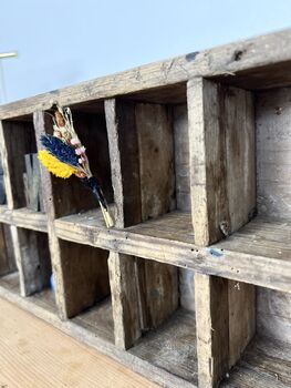 Vintage Wooden Compartment Organiser Tray, 2 of 6
