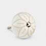 A Set Of Six Off White And Beige Cupboard Knobs, thumbnail 4 of 7