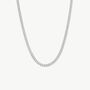 Luxury Cuban Silver Chain Necklace, thumbnail 1 of 6