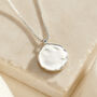 Personalised Birthstone Moon Disc Necklace, thumbnail 7 of 9