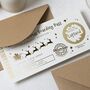 Personalised Lapland Boarding Pass Christmas Voucher, thumbnail 4 of 8