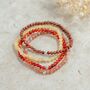 Sacral Chakra Bracelet Set For Creativity And Emotional Balance, thumbnail 1 of 5