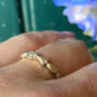 Delicate 'Tudor Rose' Victorian Wedding Ring, thumbnail 1 of 7