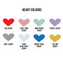 Personalised Love Heart Mug Set, thumbnail 3 of 12