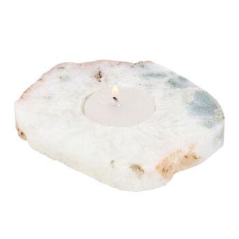 Agate Crystal Candle Tealight Holder, 2 of 4