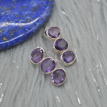Purple Amethyst Earrings: February Birthstone, 6 of 8
