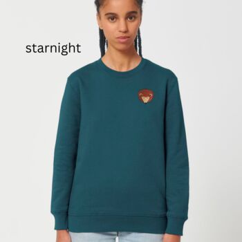Organic Cotton Hedgehog Sweatshirt, 3 of 12