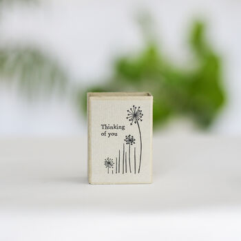 Thinking Of You Matchbox Gift – Small Comfort Gift, 4 of 6