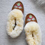 Lila Sheepskin Moccasin Slippers, thumbnail 4 of 5