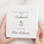 Personalised First Birthday As Husband Card For Him, thumbnail 1 of 7