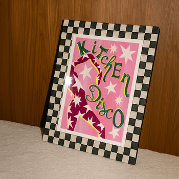 Kitchen Disco Retro Music Art Print, 3 of 13