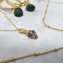 18k Gold Vermeil Plated Natural Birthstone Necklace, thumbnail 6 of 12