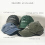 Vintage Washed Cotton 'Vitamin G' Stout Embroidered Cap, thumbnail 7 of 8