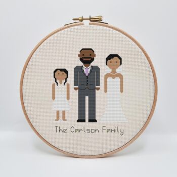 Melocharacters: Wedding Edition Custom Cross Stitch Kit, 9 of 12