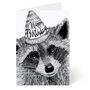 Birthday Raccoon Card, thumbnail 2 of 6