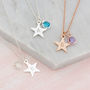 Personalised Hand Stamped Star Necklace, thumbnail 3 of 9