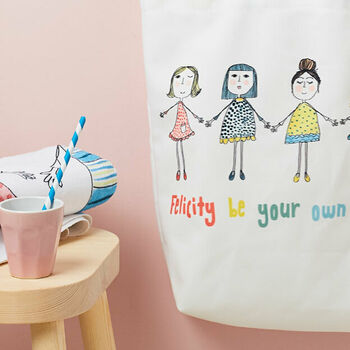 Girl's Personalised Shopping Bag, 3 of 3