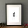 Personalised Chess Piece Print, thumbnail 6 of 6