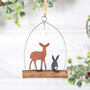 Deer And Bunny Decoration, thumbnail 1 of 3