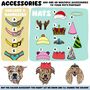 Custom Staffordshire Bull Terrier Face Portrait Keyring, thumbnail 7 of 7