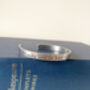 Stamped Aluminium Bracelet – 'Though She Be But Little, She Is Fierce' Shakespeare Quote, thumbnail 8 of 8