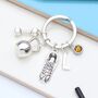Gym Fitness Personalised Keyring Work Out Gift, thumbnail 1 of 10