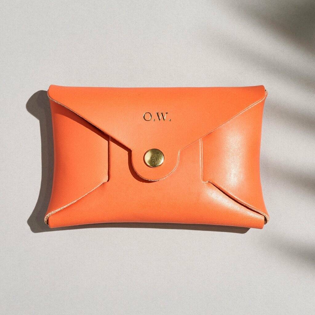 orange shaped purse