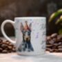 Personalised Doberman Birthday Congratulations Party Mug, thumbnail 1 of 2