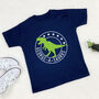 Personalised Dinosaur Kids T Shirt, thumbnail 2 of 6