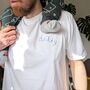 Personalised Child's Handwriting Embroidered T Shirt For Father's Day, thumbnail 1 of 7