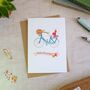 Rosy Bicycle Birthday Card, thumbnail 6 of 7