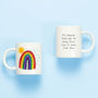 Rainbow Personalised Teacher Mug Gift, thumbnail 2 of 3