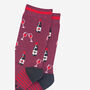 Men's Red Wine Bamboo Socks, thumbnail 4 of 4