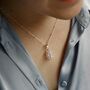 Sterling Silver Birdcage Pendant Necklace, thumbnail 2 of 5