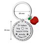 Personalised Teacher Gift Key Ring Set With Engraving, thumbnail 3 of 3