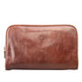 Luxury Italian Leather Washbag. 'The Raffaelle', thumbnail 4 of 12