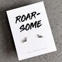 Roarsome Dinosaur Earrings In Sterling Silver, thumbnail 1 of 5