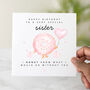 Personalised Donut Sister Birthday Card, thumbnail 1 of 3